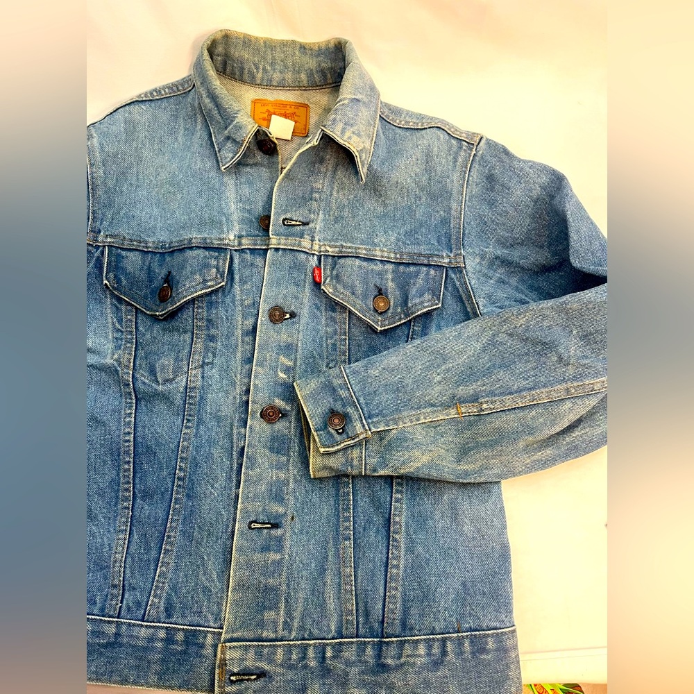 Vintage 70s/80s Levi’s Trucker Jacket, Type 3, Size 36; 70505 0217; Made in USA